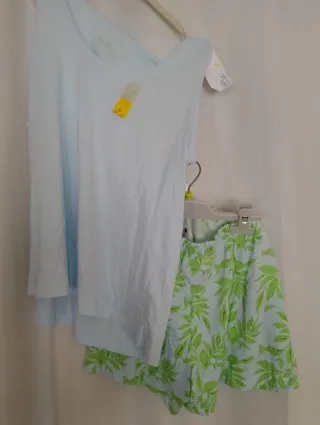 Pijama Chica Estampado Hojas