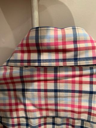 Camisa Zara Man Cuadros Azul y Rosa