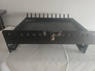 Parrilla para chimenea de metal