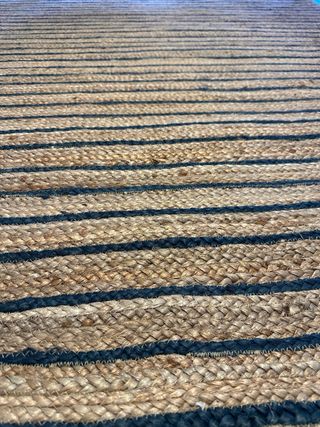 Alfombra Gancedo yute Rayas 230x160