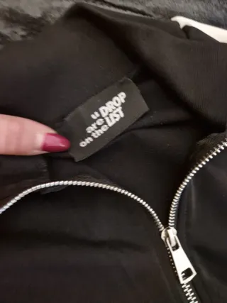 Tuta sportiva uomo nera e bianca