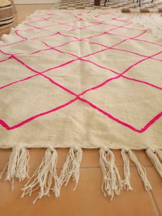 Alfombra Bereber Hecha a Mano 205x105cm