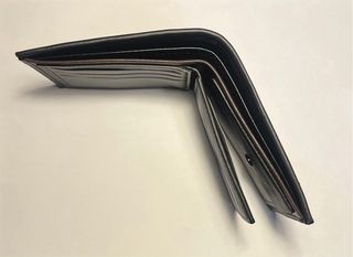 Cartera hombre piel negra