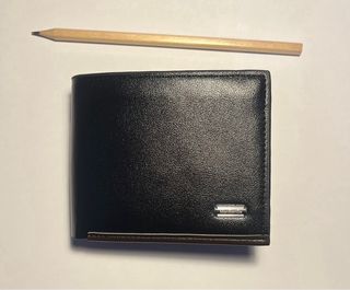 Cartera hombre piel negra