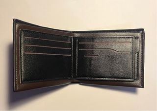 Cartera hombre piel negra