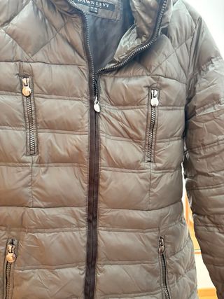 Abrigo plumífero Dawn Levy negro talla L