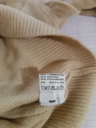 Pullover vintage donna beige floreale