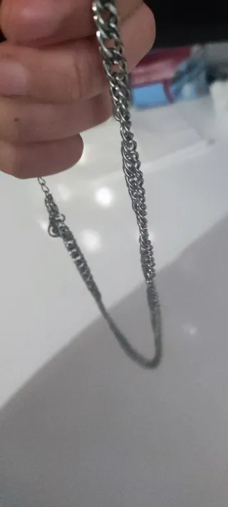 Collar cadena plata