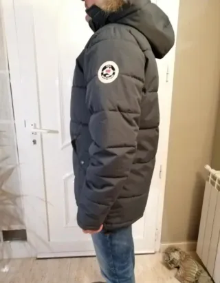 Anorak Geographical Norway gris Talla L