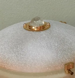 Lámpara de techo cristal.