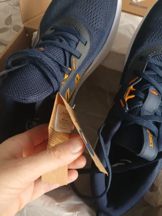 Zapatillas Asics Running Azul Naranja