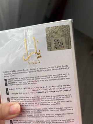 Yara Moi Lattafa 100ml Original