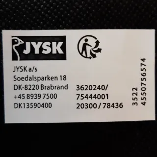 2x sillas de comedor HYGUM giratoria gris/negro