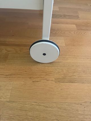 Minicuna color crudo con ruedas