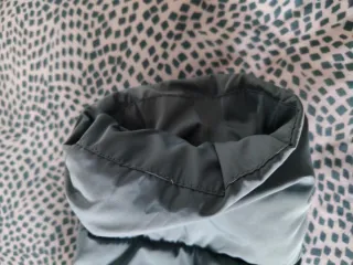 Chaquetón Mango Mujer Verde Azulado