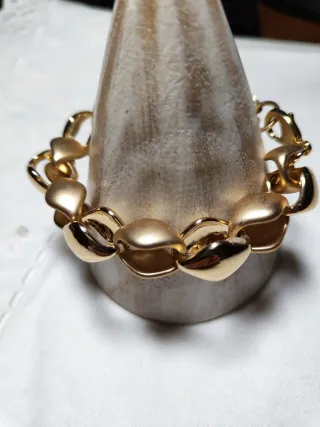 Pulsera eslabones dorados