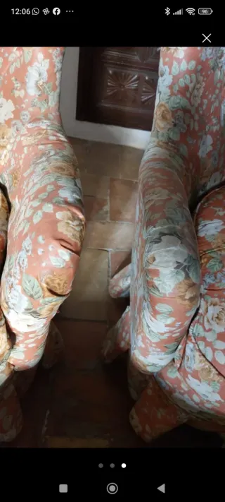 Dos sillones vintage ideales para retapizar