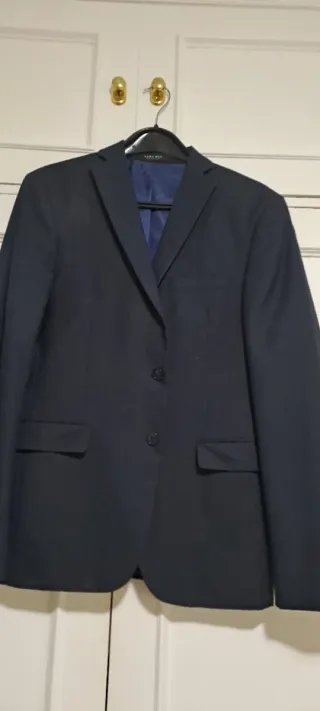 Traje de chaqueta Zara azul