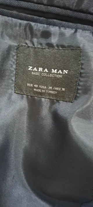 Traje de chaqueta Zara azul