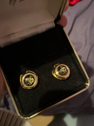 Burberrys of London Gemelos Dorados y Negros