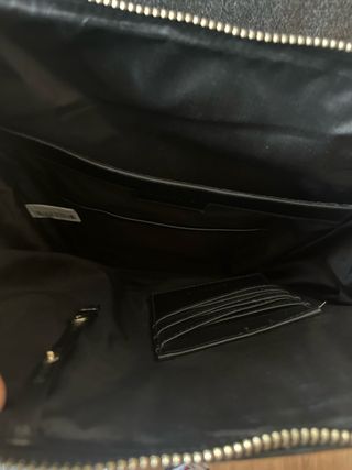 Mochila Parfois Negra Portadocumentos y Portátil