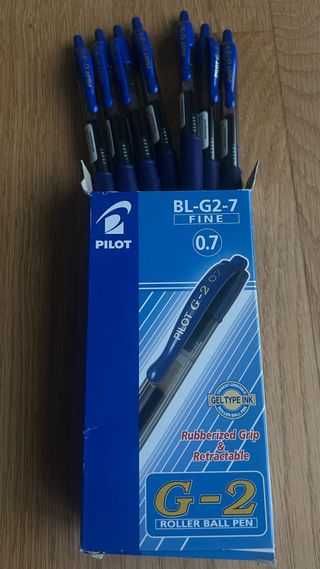 Caja 12 Bolígrafos Pilot G-2 0.7 Gel
