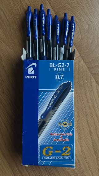 Caja 12 Bolígrafos Pilot G-2 0.7 Gel
