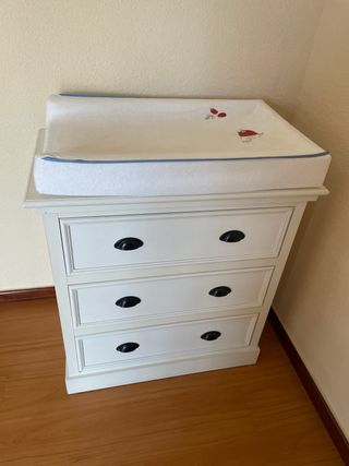 Cómoda 3 cajones Maisons du Monde Blanca