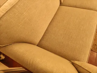 Sofá de 2 plazas tela beige