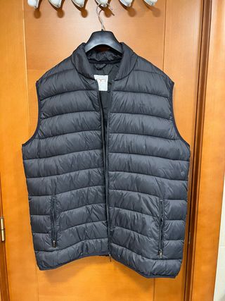 Chaleco acolchado negro