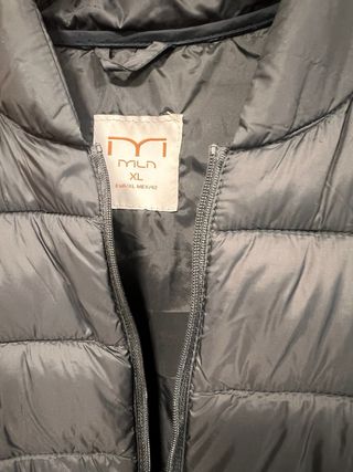 Chaleco acolchado negro