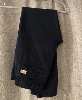 Calças de homem azuis