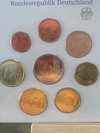 Set Alemania 2002 F 8 monedas Euro