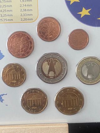 Set Alemania 2002 F 8 monedas Euro