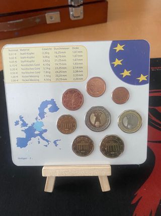 Set Alemania 2002 F 8 monedas Euro