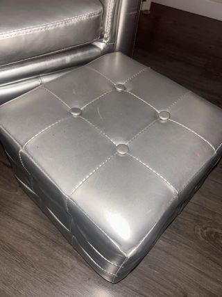 Sillón moderno plata