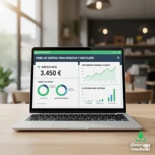 Panel de Control Profesional para negocios