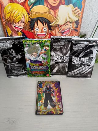 Lote Sobres Dragon Ball Super Card Game TCG