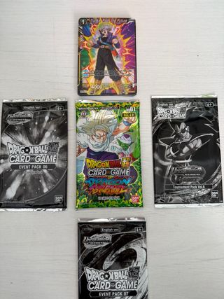 Lote Sobres Dragon Ball Super Card Game TCG