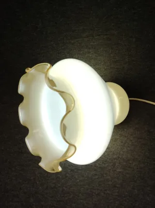 Lampara de techo de opalina