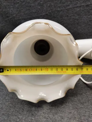 Lampara de techo de opalina