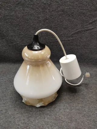 Lampara de techo de opalina