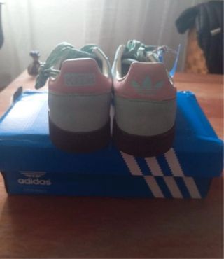 Zapatillas Adidas Handball Spezial Verde/Rosa