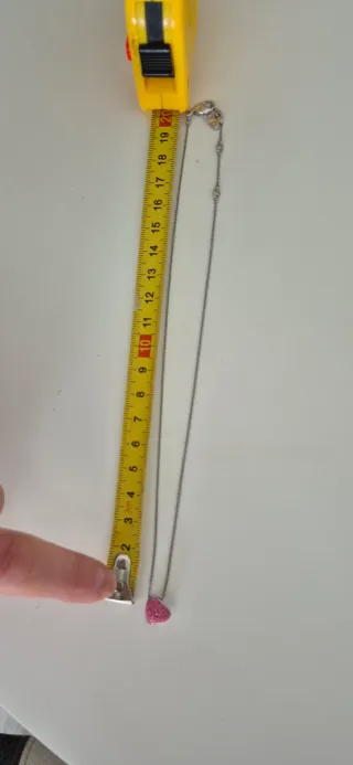 Colgante Corazón Rosa Swarovski