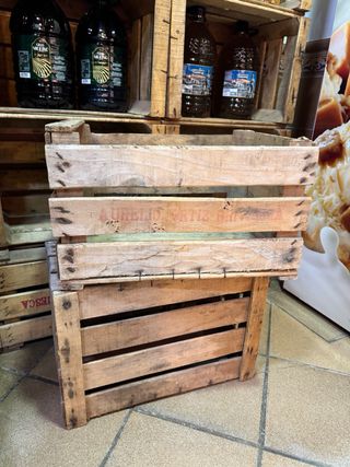 40 Cajas de Madera Antiguas Fruta