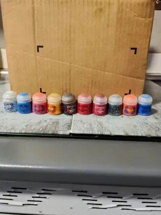 Lote Pinturas Citadel Cerradas 55 botes