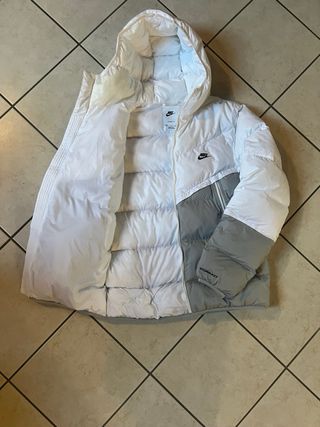 Giubbotto Nike bianco e grigio