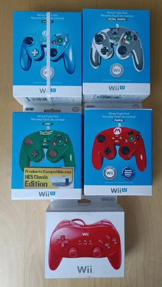 Lote 5 Mandos Wii U Nintendo