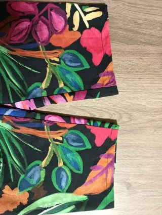 Pantalón estampado floral Talla XXL