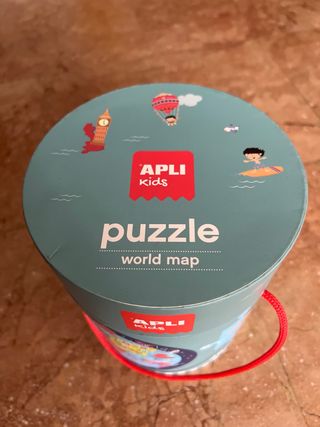 Puzzle Mapa Mundo Apli Kids